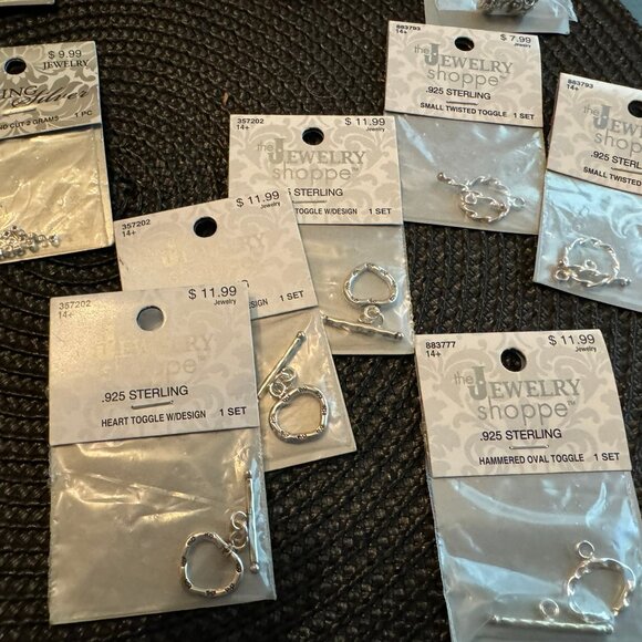 Sterling Silver .925 Jewelry Making Supplies Bundle - Picture 5 of 6